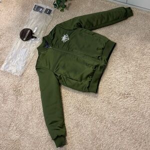 THE WITCHER BOMBER JACKET GREEN SIZE SMALL BLACKMILK NWT